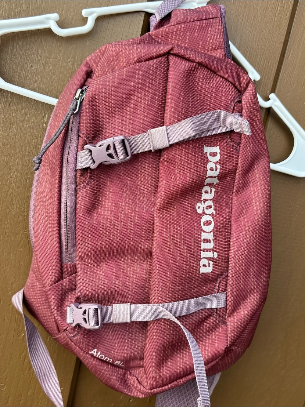Patagonia Atom Sling 8L Berry Fig Purple Crossbody Sling Bag Textured